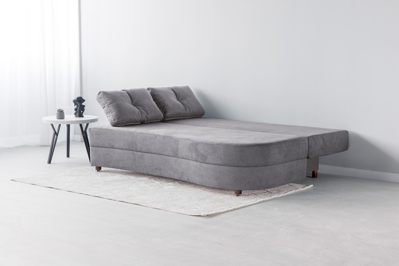 Canapea extensibilă GRACE (cotieră stânga), cu ladă de depozitare, 2300x1000x770 mm, spațiu de dormit 2100x1500 mm.