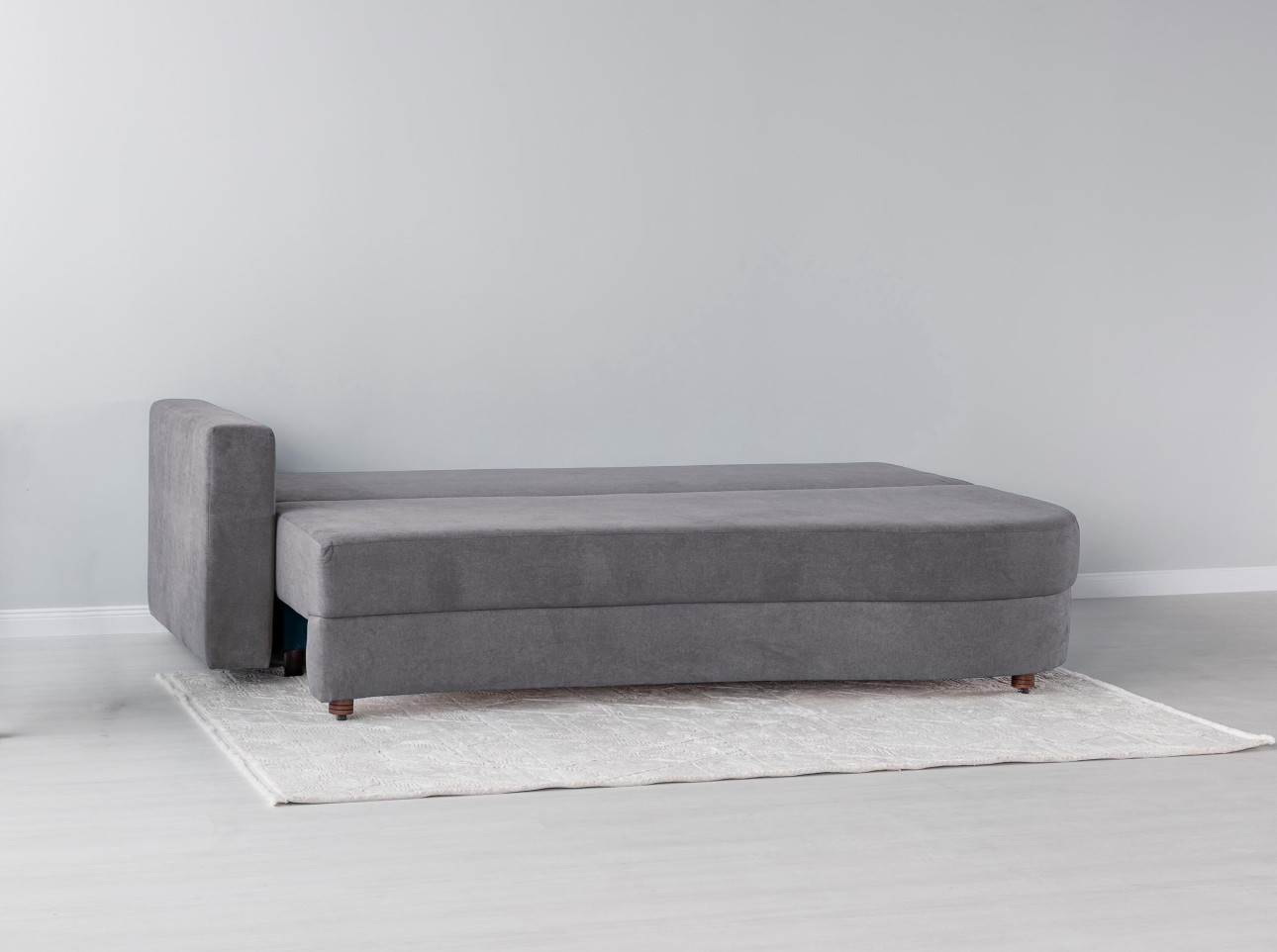 Canapea extensibilă GRACE (cotieră stânga), cu ladă de depozitare, 2300x1000x770 mm, spațiu de dormit 2100x1500 mm.