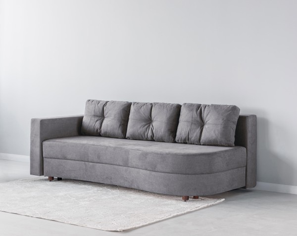 Canapea extensibilă GRACE (cotieră stânga), cu ladă de depozitare, 2300x1000x770 mm, spațiu de dormit 2100x1500 mm.