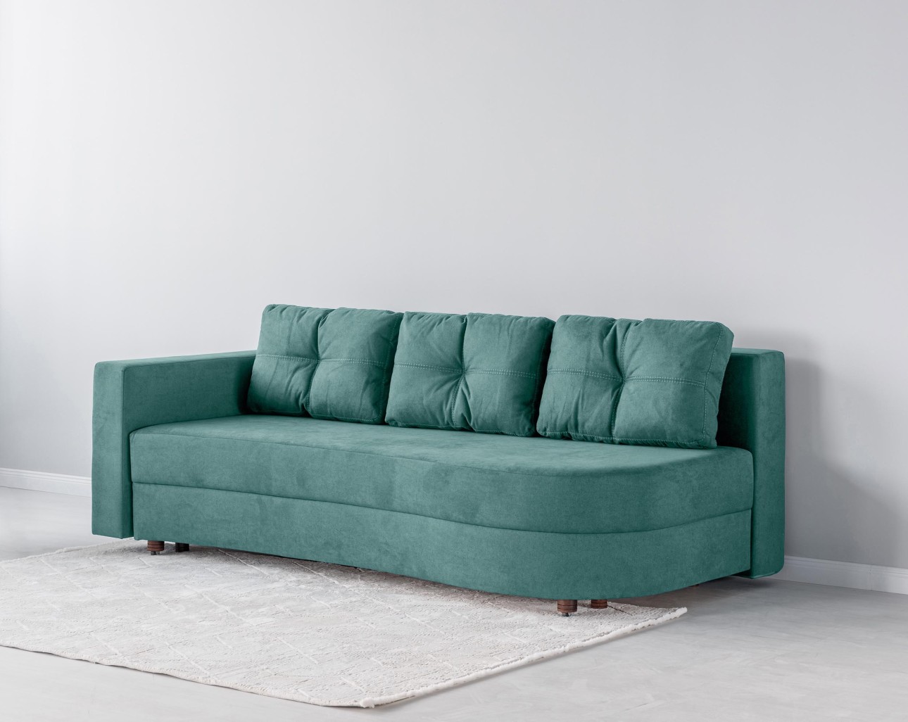 Canapea extensibilă GRACE (cotieră stânga), cu ladă de depozitare, 2300x1000x770 mm, spațiu de dormit 2100x1500 mm.