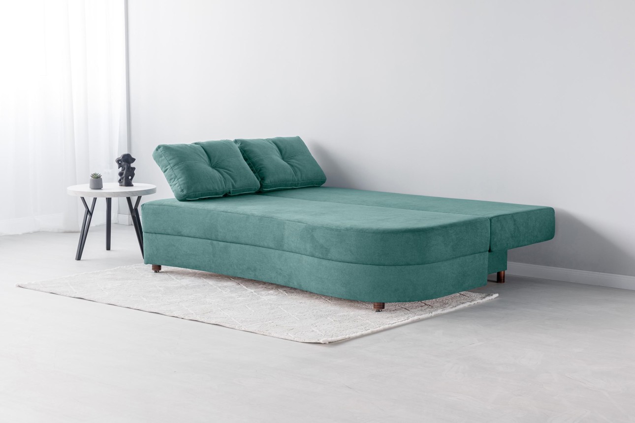 Canapea extensibilă GRACE (cotieră stânga), cu ladă de depozitare, 2300x1000x770 mm, spațiu de dormit 2100x1500 mm.