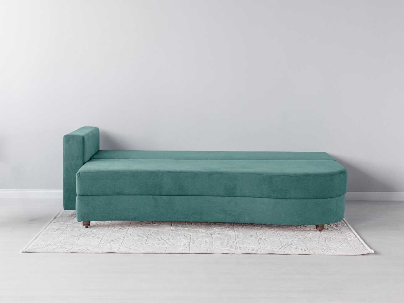 Canapea extensibilă GRACE (cotieră stânga), cu ladă de depozitare, 2300x1000x770 mm, spațiu de dormit 2100x1500 mm.
