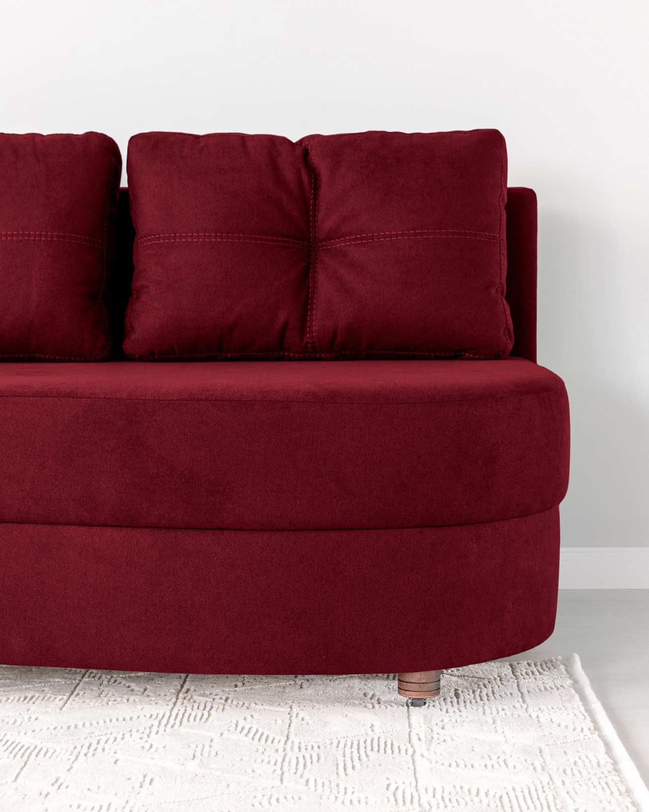 Canapea extensibilă GRACE (cotieră stânga), cu ladă de depozitare, 2300x1000x770 mm, spațiu de dormit 2100x1500 mm.