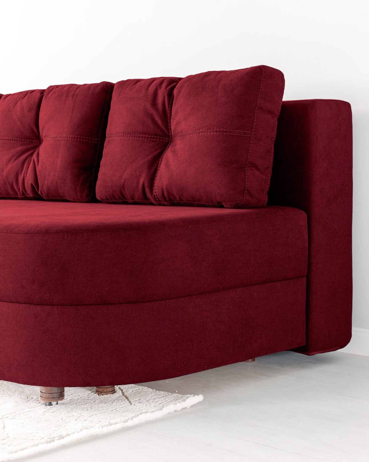 Canapea extensibilă GRACE (cotieră stânga), cu ladă de depozitare, 2300x1000x770 mm, spațiu de dormit 2100x1500 mm.