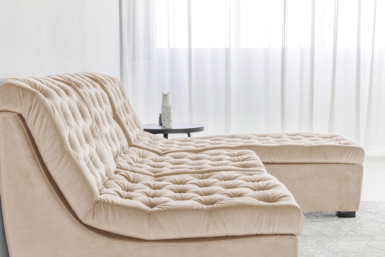 Colțar modular VERSAILLES (ansamblul 3), 2730x1870x850 mm.