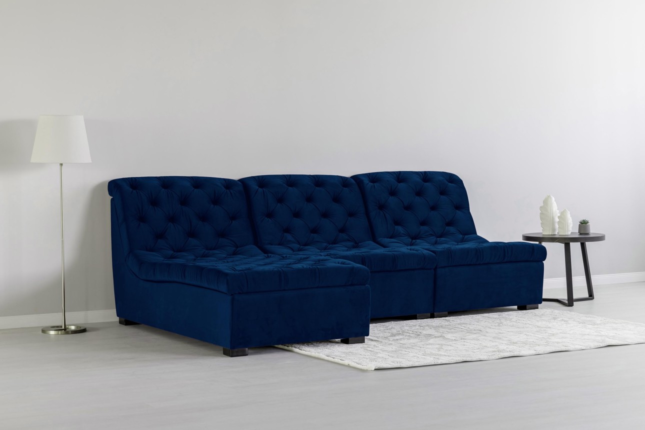 Colțar modular VERSAILLES (ansamblul 3), 2730x1870x850 mm.