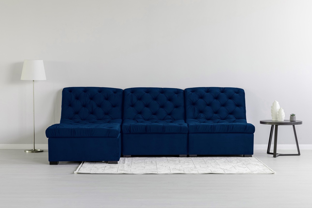 Colțar modular VERSAILLES (ansamblul 3), 2730x1870x850 mm.