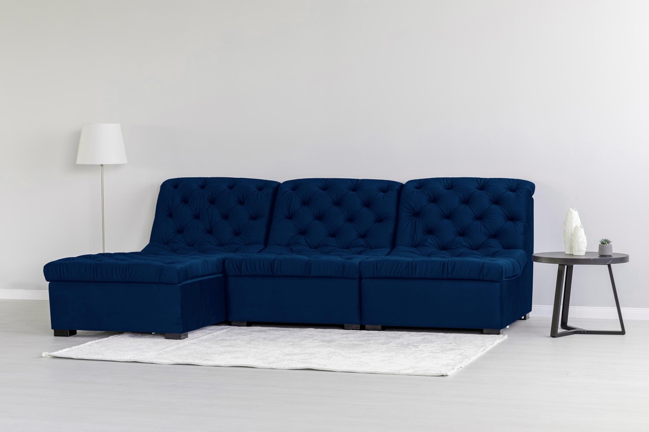 Colțar modular VERSAILLES (ansamblul 3), 2730x1870x850 mm.