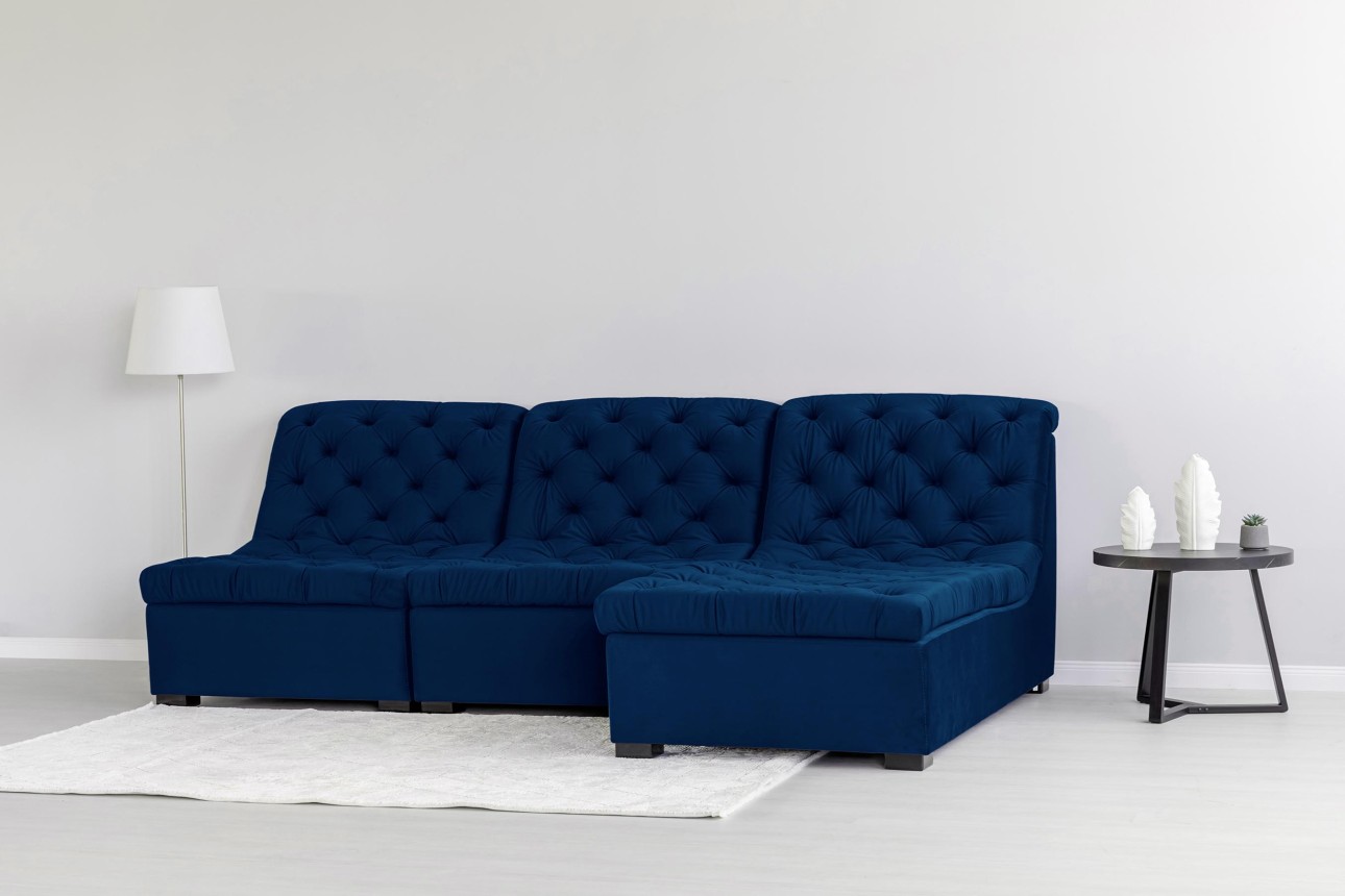 Colțar modular VERSAILLES (ansamblul 3), 2730x1870x850 mm.
