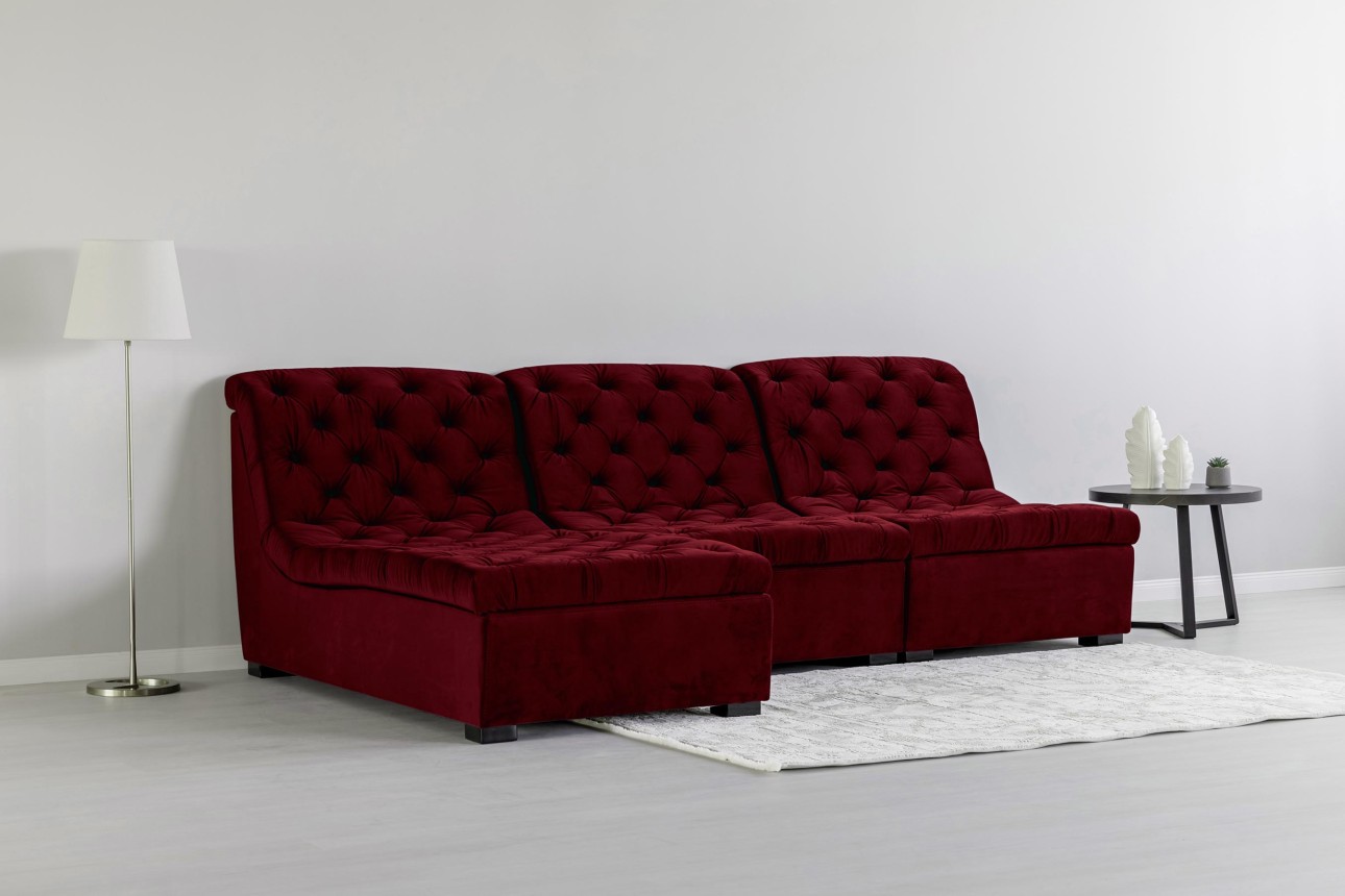 Colțar modular VERSAILLES (ansamblul 3), 2730x1870x850 mm.