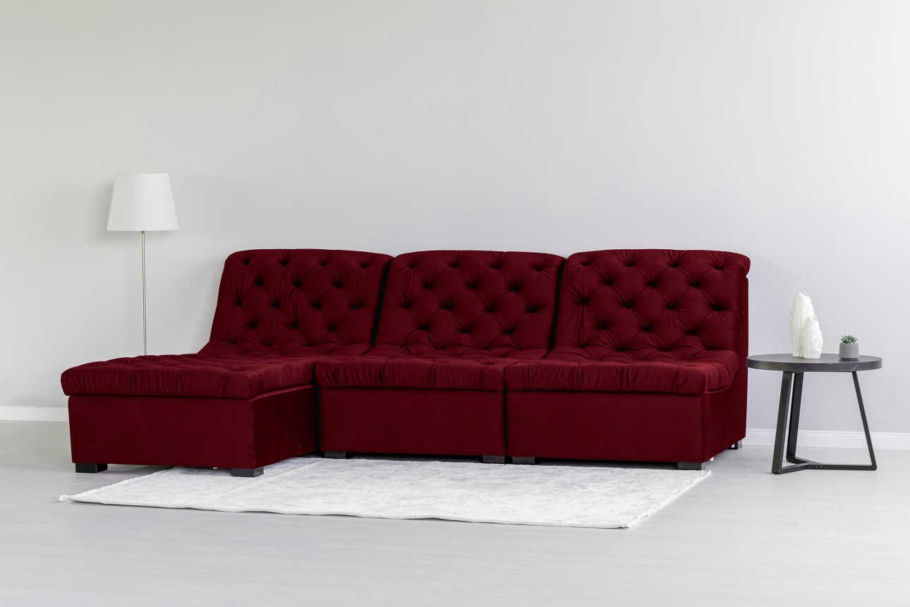 Colțar modular VERSAILLES (ansamblul 3), 2730x1870x850 mm.