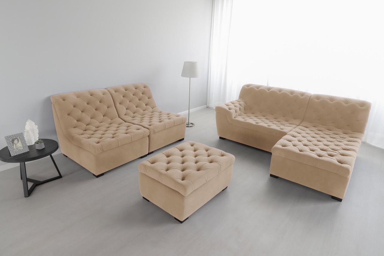 Puf VERSAILLES, 900x700x470 mm.