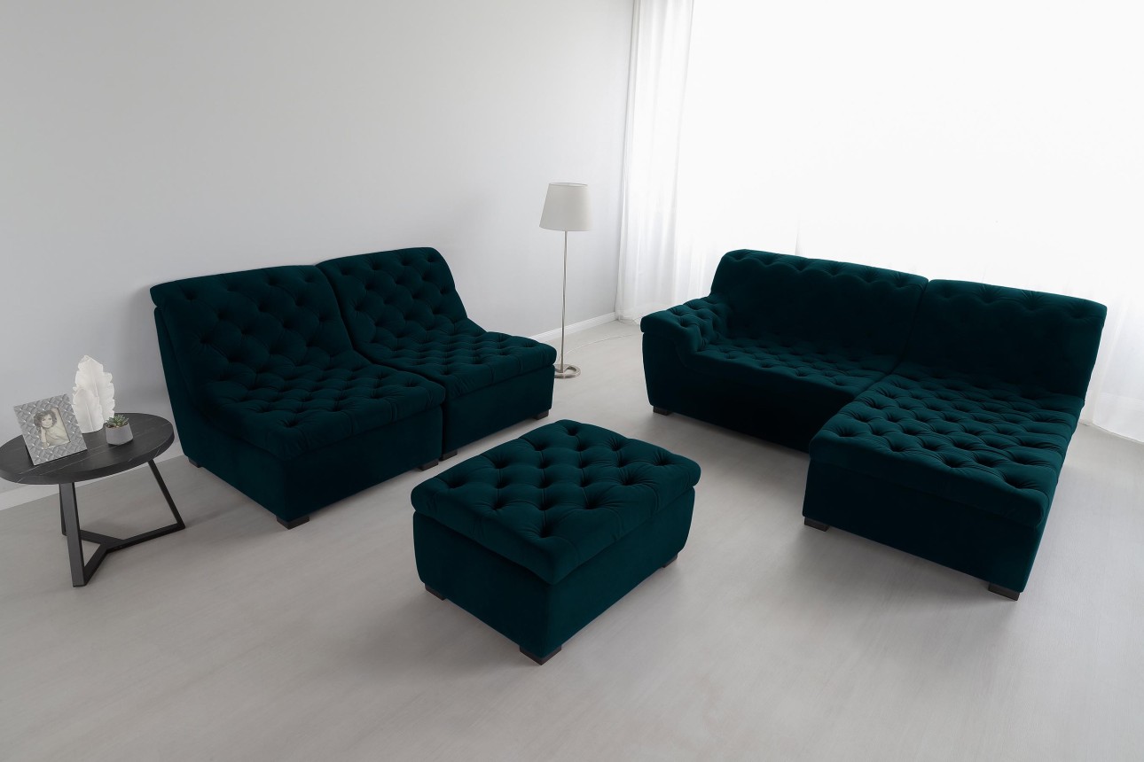 Puf VERSAILLES, 900x700x470 mm.