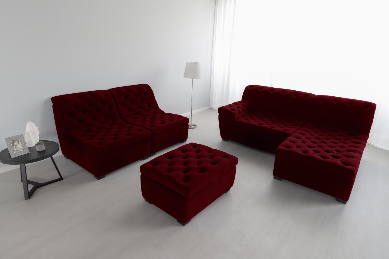 Puf VERSAILLES, 900x700x470 mm.
