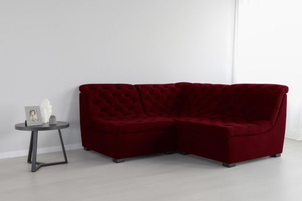 Colțar modular VERSAILLES (ansamblul 8), 2100x2100x970 mm.