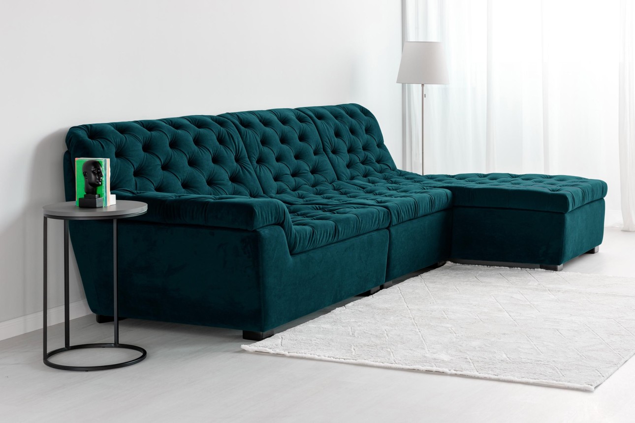 Colțar modular VERSAILLES (ansamblul 3), 3200x1820x970 mm.