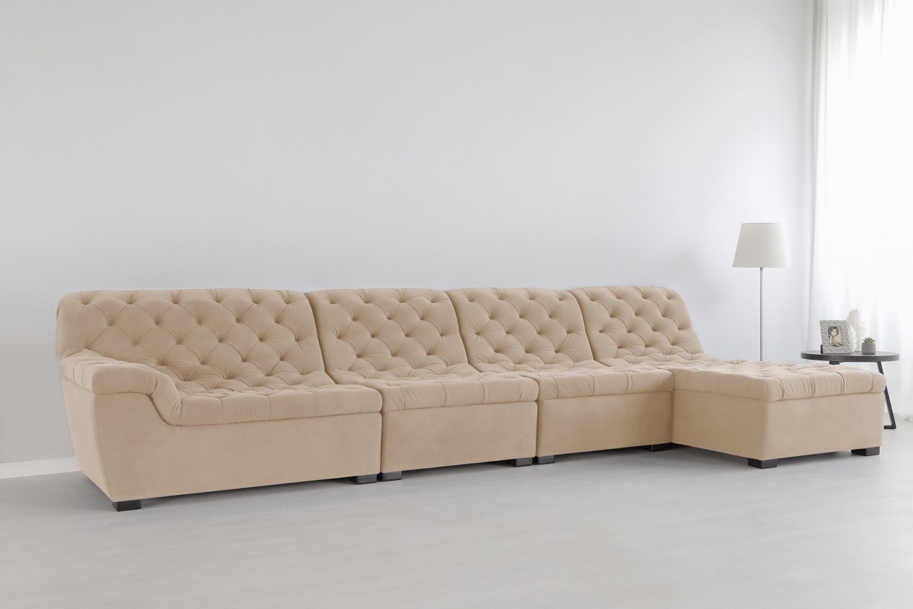 Colțar modular VERSAILLES (ansamblul 4), 4100x1820x970 mm.