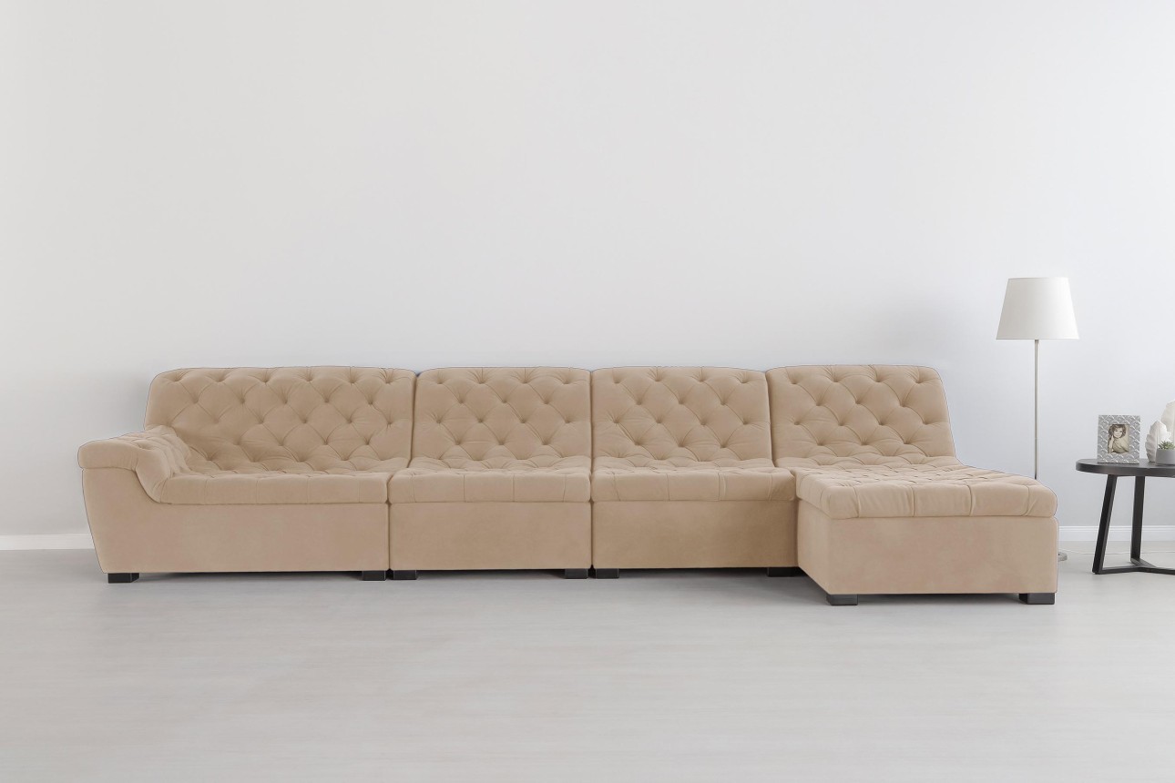 Colțar modular VERSAILLES (ansamblul 4), 4100x1820x970 mm.