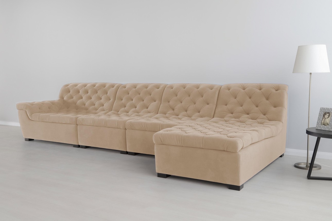 Colțar modular VERSAILLES (ansamblul 4), 4100x1820x970 mm.