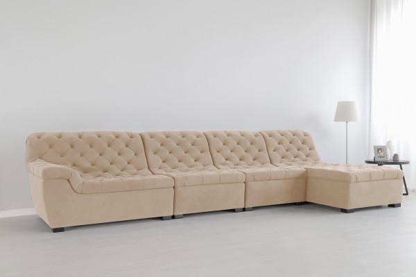 Colțar modular VERSAILLES (ansamblul 4), 4100x1820x970 mm.