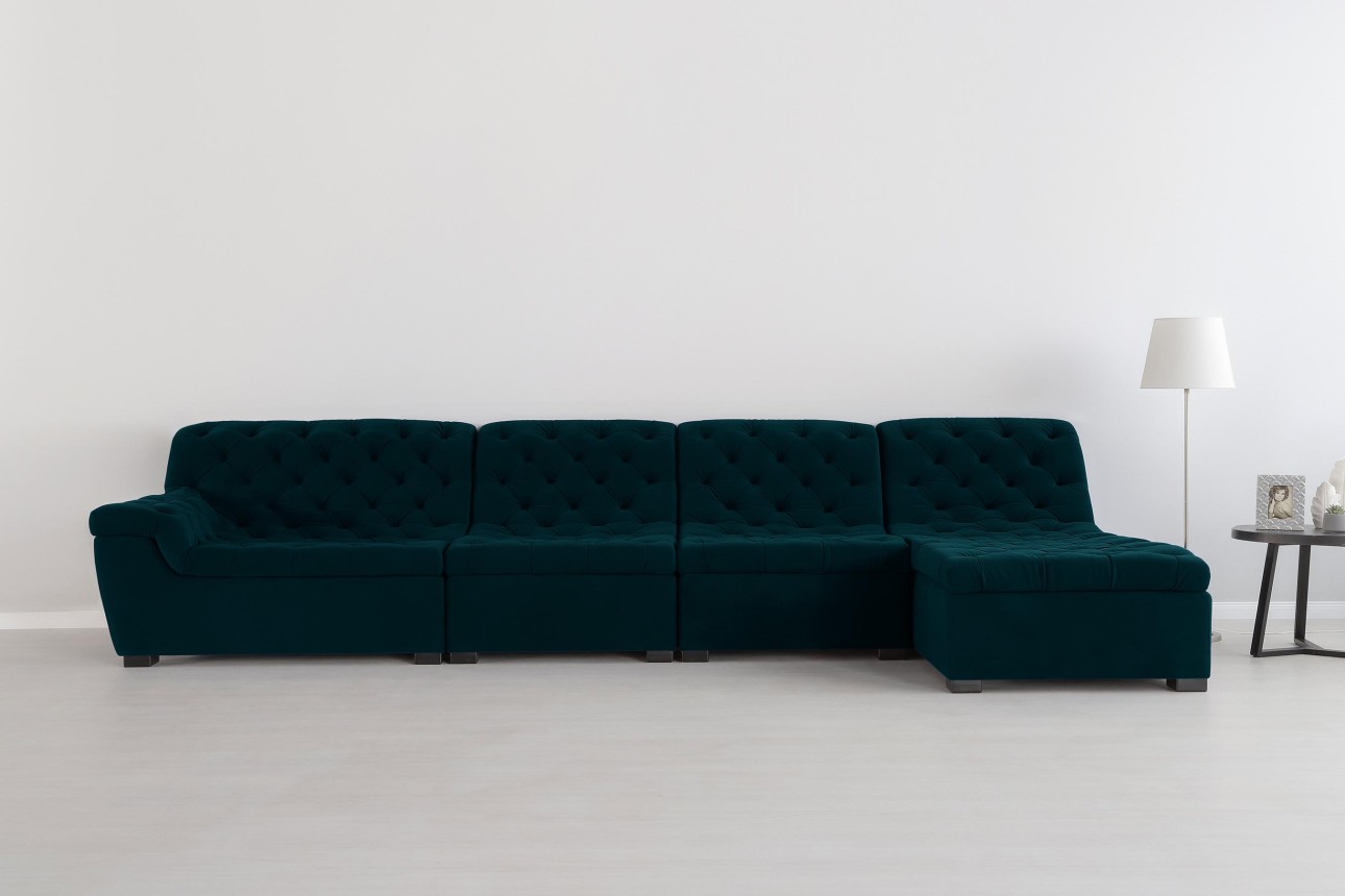 Colțar modular VERSAILLES (ansamblul 4), 4100x1820x970 mm.
