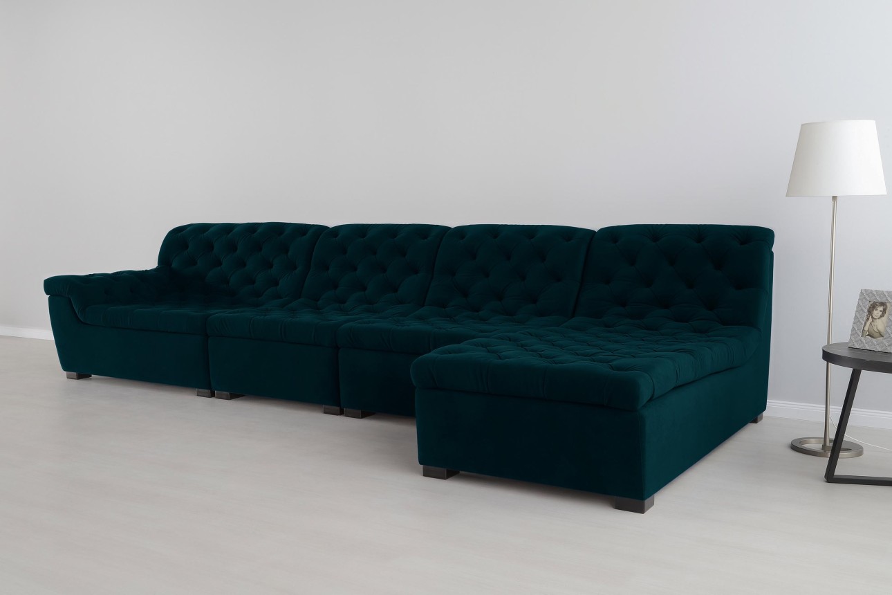 Colțar modular VERSAILLES (ansamblul 4), 4100x1820x970 mm.