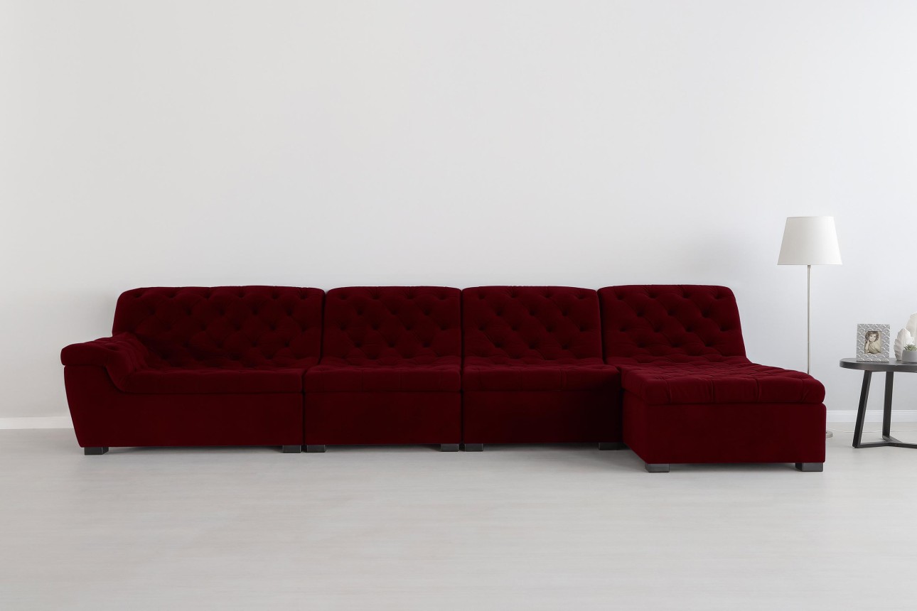 Colțar modular VERSAILLES (ansamblul 4), 4100x1820x970 mm.