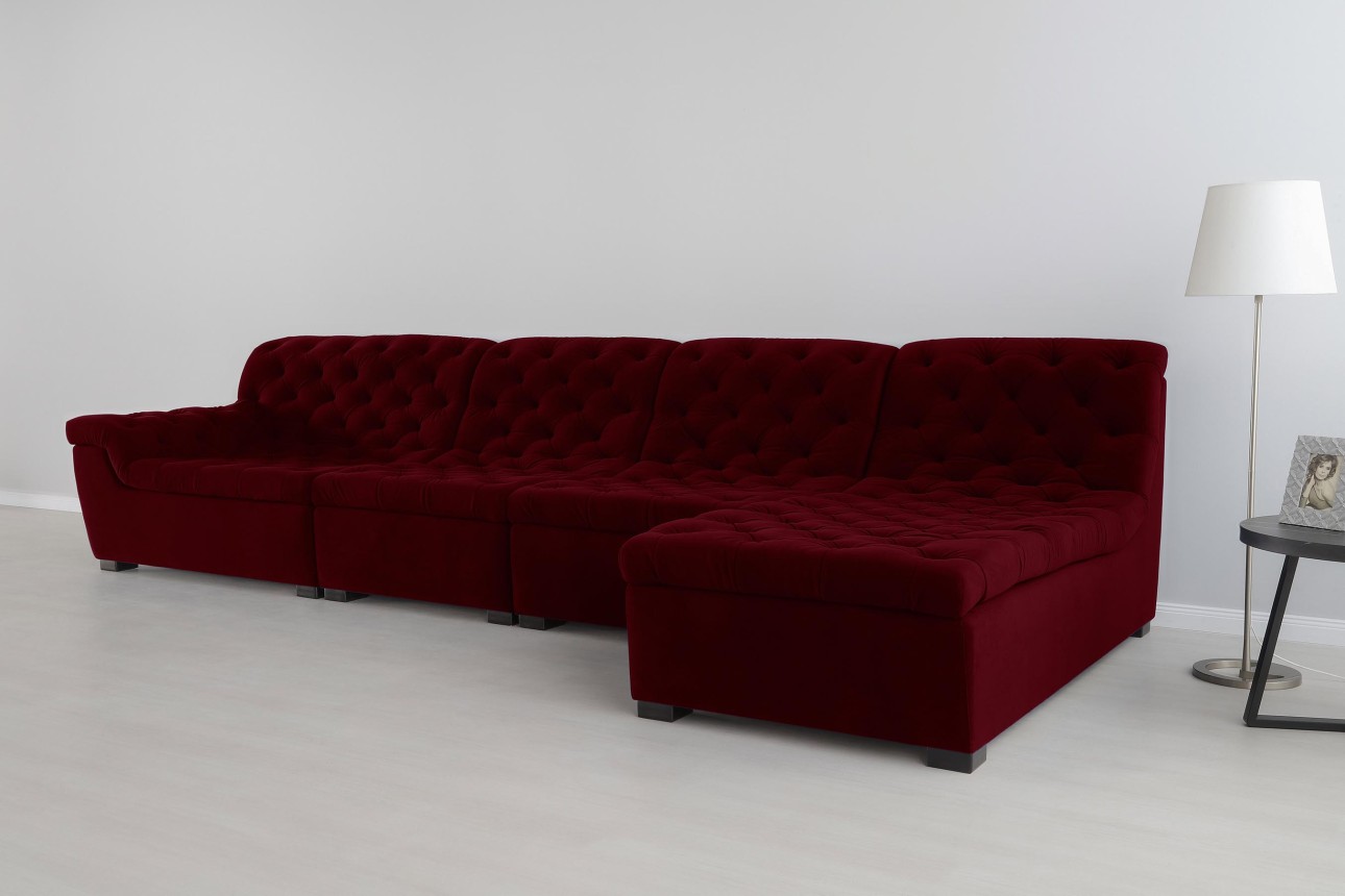 Colțar modular VERSAILLES (ansamblul 4), 4100x1820x970 mm.