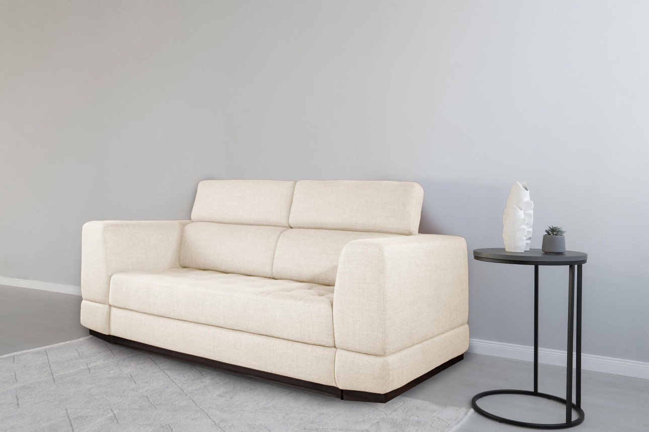 Canapea extensibilă BUTLER 1800, tetiere reglabile, 2360x1120x780 mm, spațiu de dormit 1780x1930 mm.