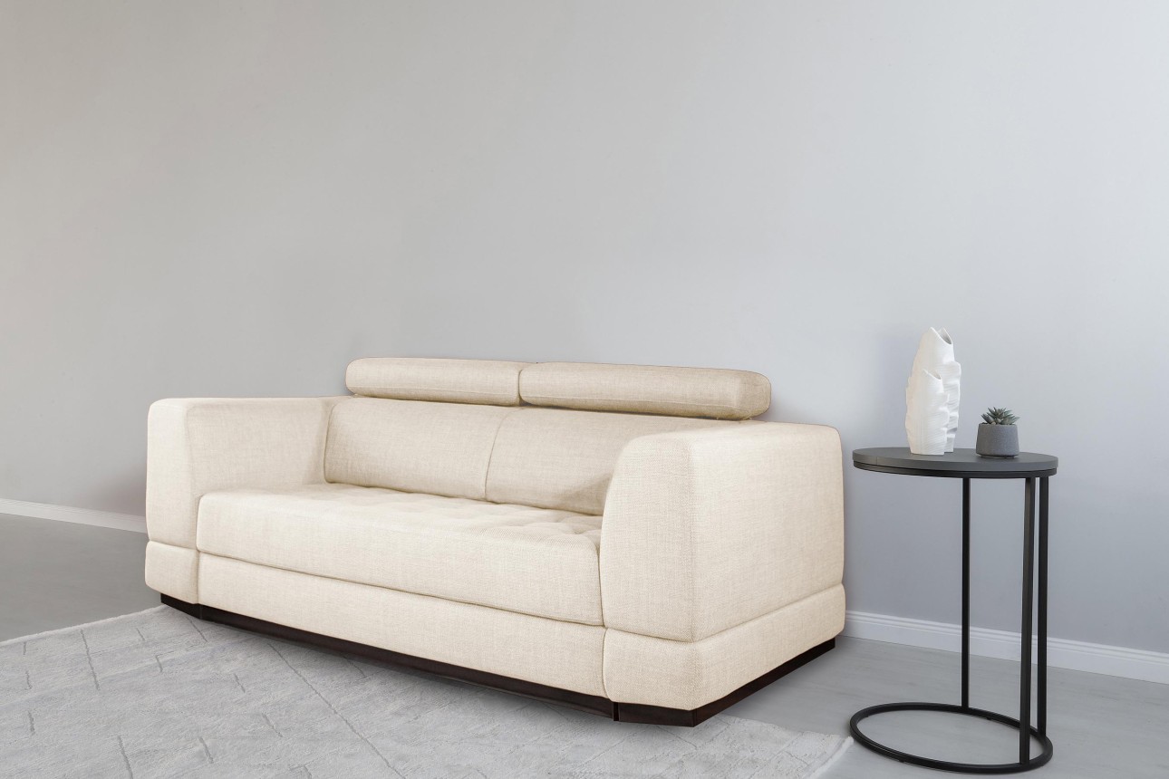 Canapea extensibilă BUTLER 1800, tetiere reglabile, 2360x1120x780 mm, spațiu de dormit 1780x1930 mm.