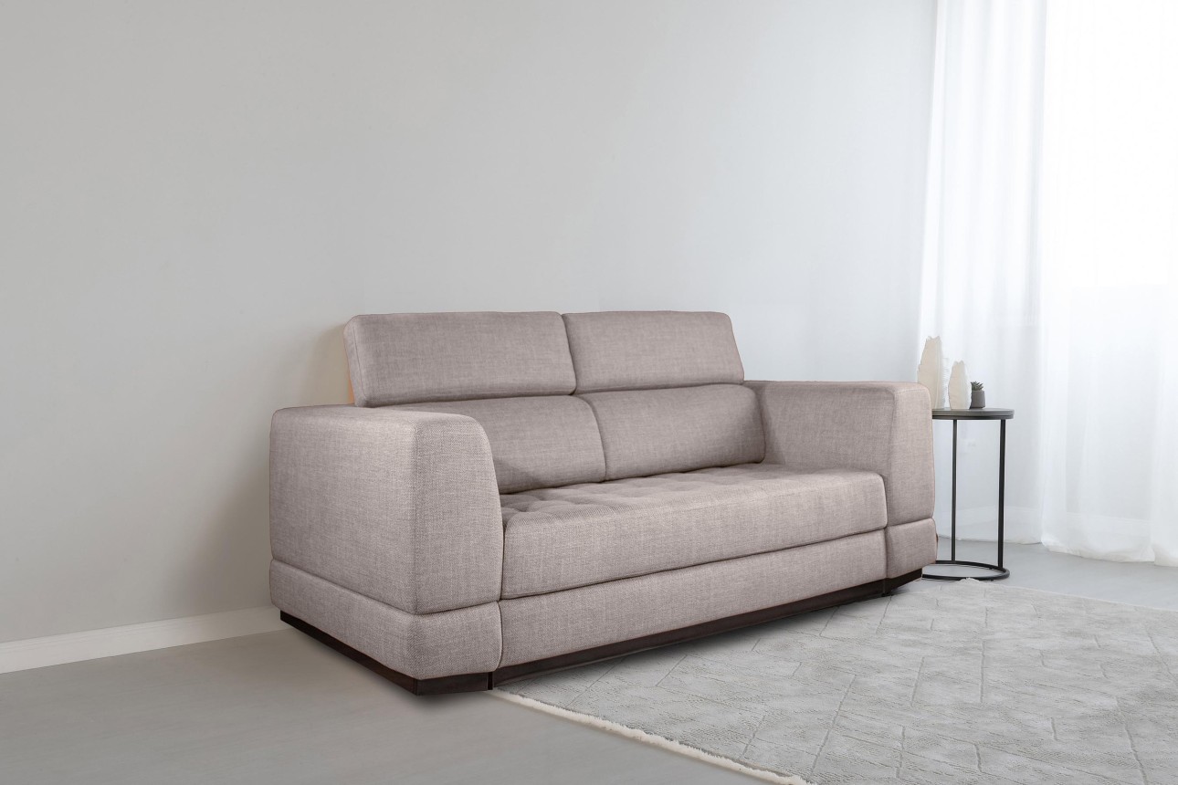 Canapea extensibilă BUTLER 1800, tetiere reglabile, 2360x1120x780 mm, spațiu de dormit 1780x1930 mm.