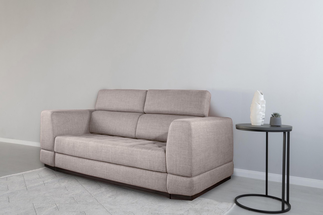 Canapea extensibilă BUTLER 1800, tetiere reglabile, 2360x1120x780 mm, spațiu de dormit 1780x1930 mm.