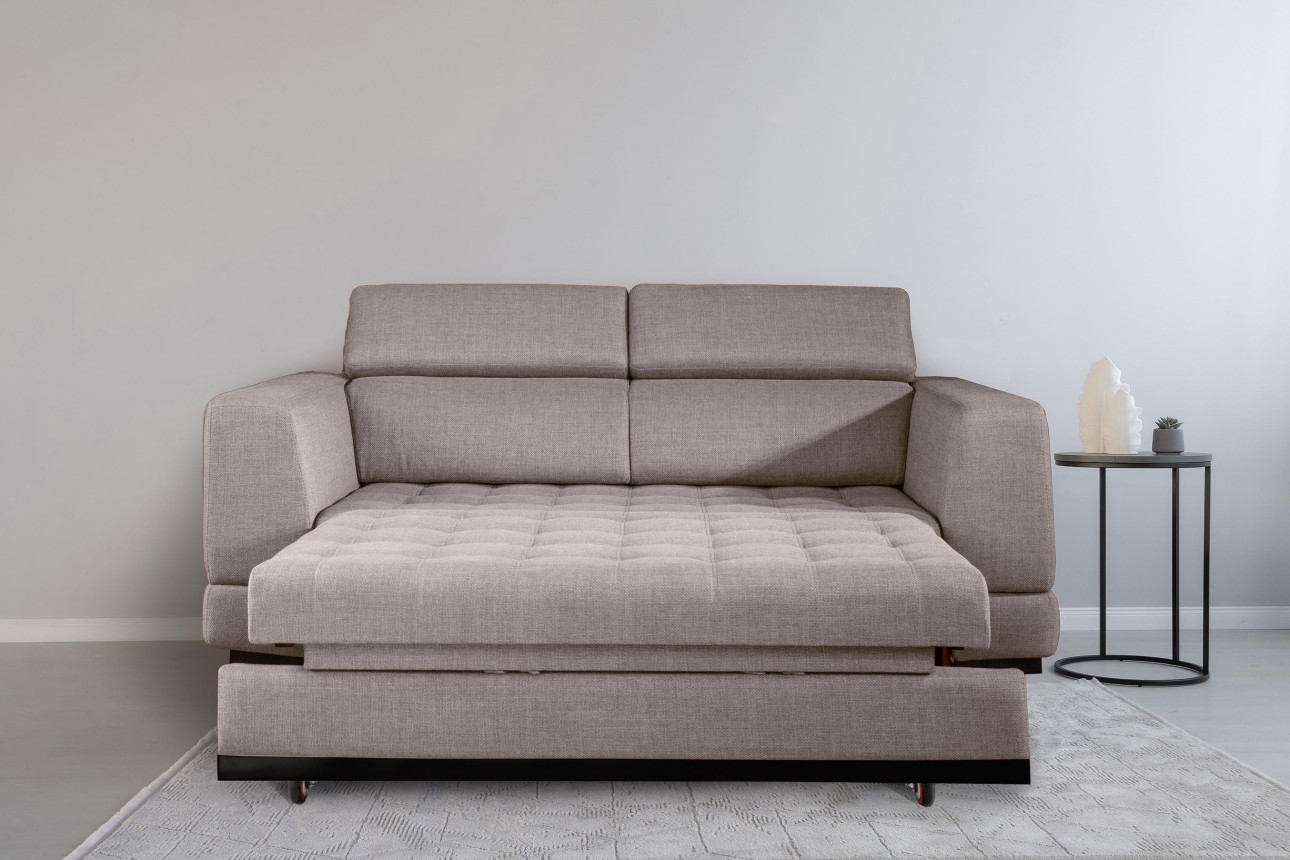 Canapea extensibilă BUTLER 1800, tetiere reglabile, 2360x1120x780 mm, spațiu de dormit 1780x1930 mm.