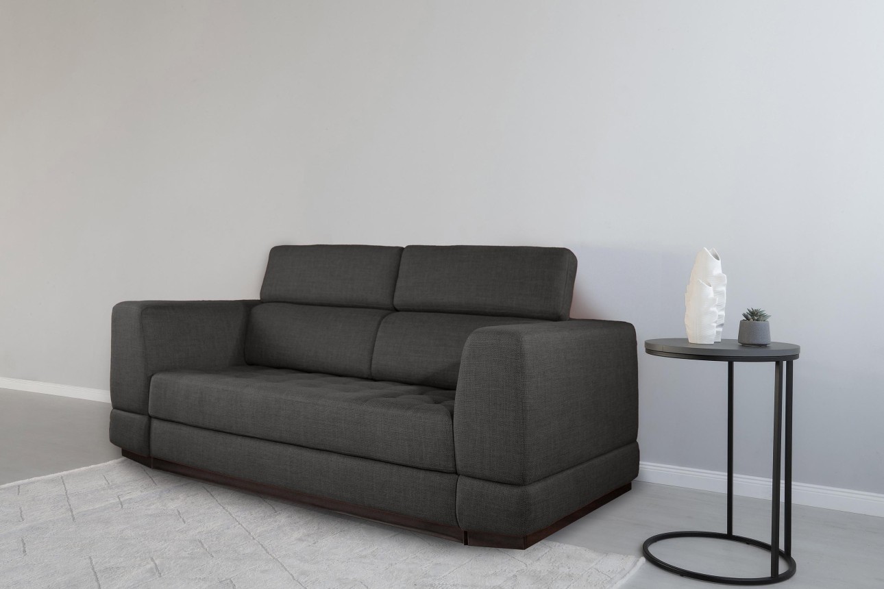 Canapea extensibilă BUTLER 1800, tetiere reglabile, 2360x1120x780 mm, spațiu de dormit 1780x1930 mm.