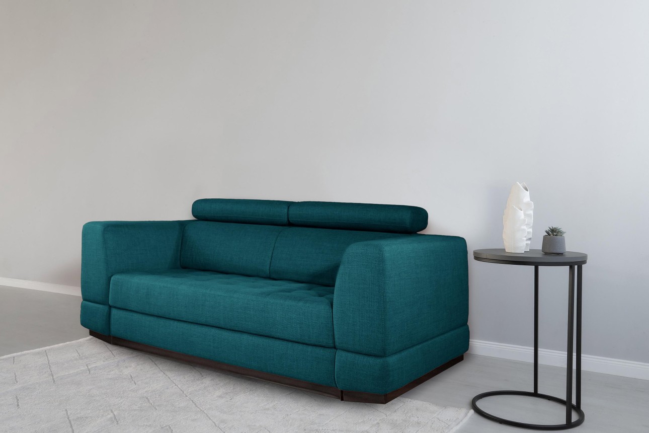 Canapea extensibilă BUTLER 1800, tetiere reglabile, 2360x1120x780 mm, spațiu de dormit 1780x1930 mm.