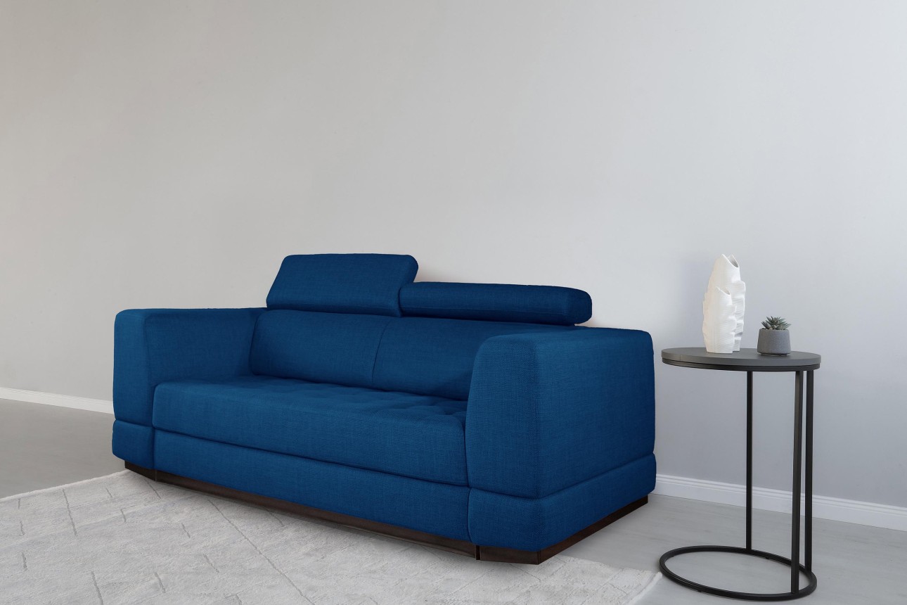 Canapea extensibilă BUTLER 1800, tetiere reglabile, 2360x1120x780 mm, spațiu de dormit 1780x1930 mm.