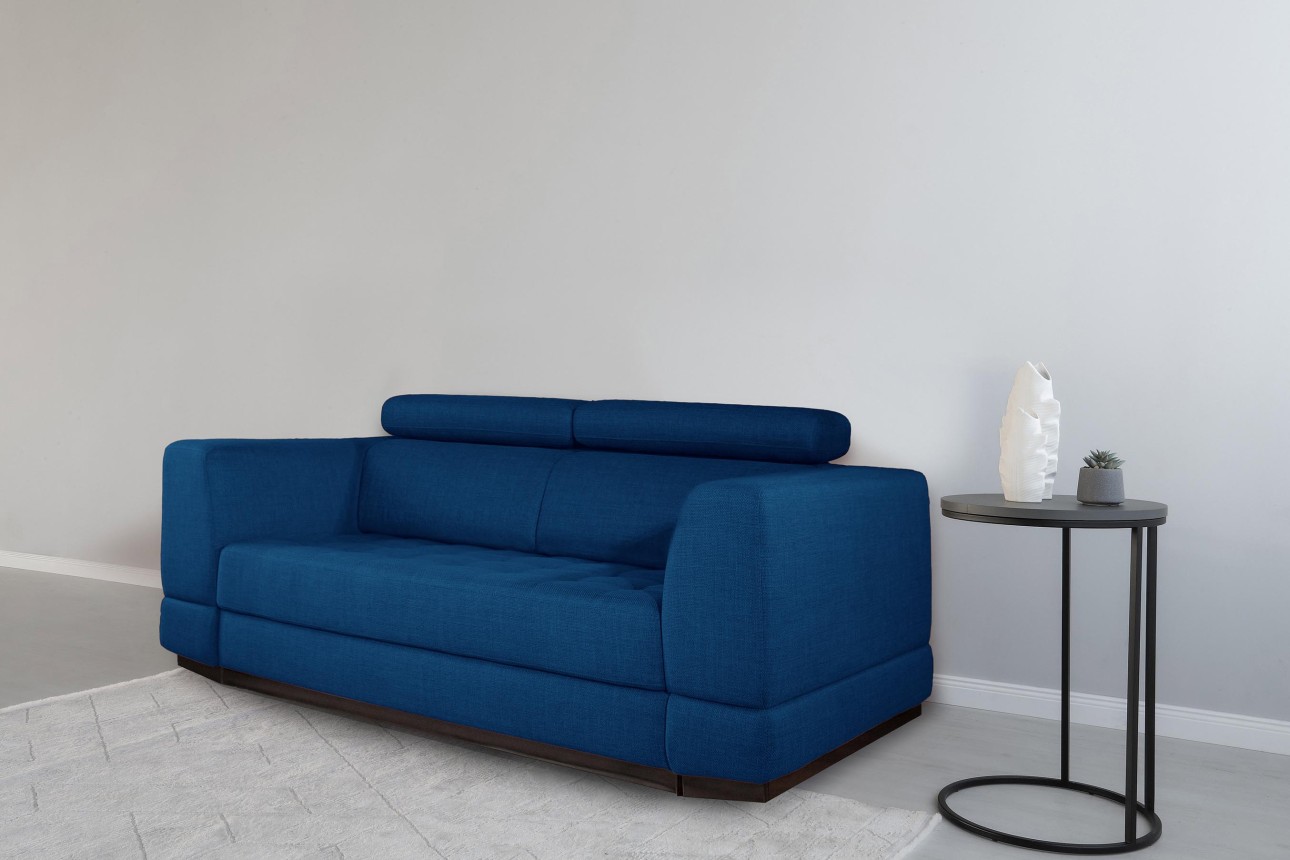Canapea extensibilă BUTLER 1800, tetiere reglabile, 2360x1120x780 mm, spațiu de dormit 1780x1930 mm.