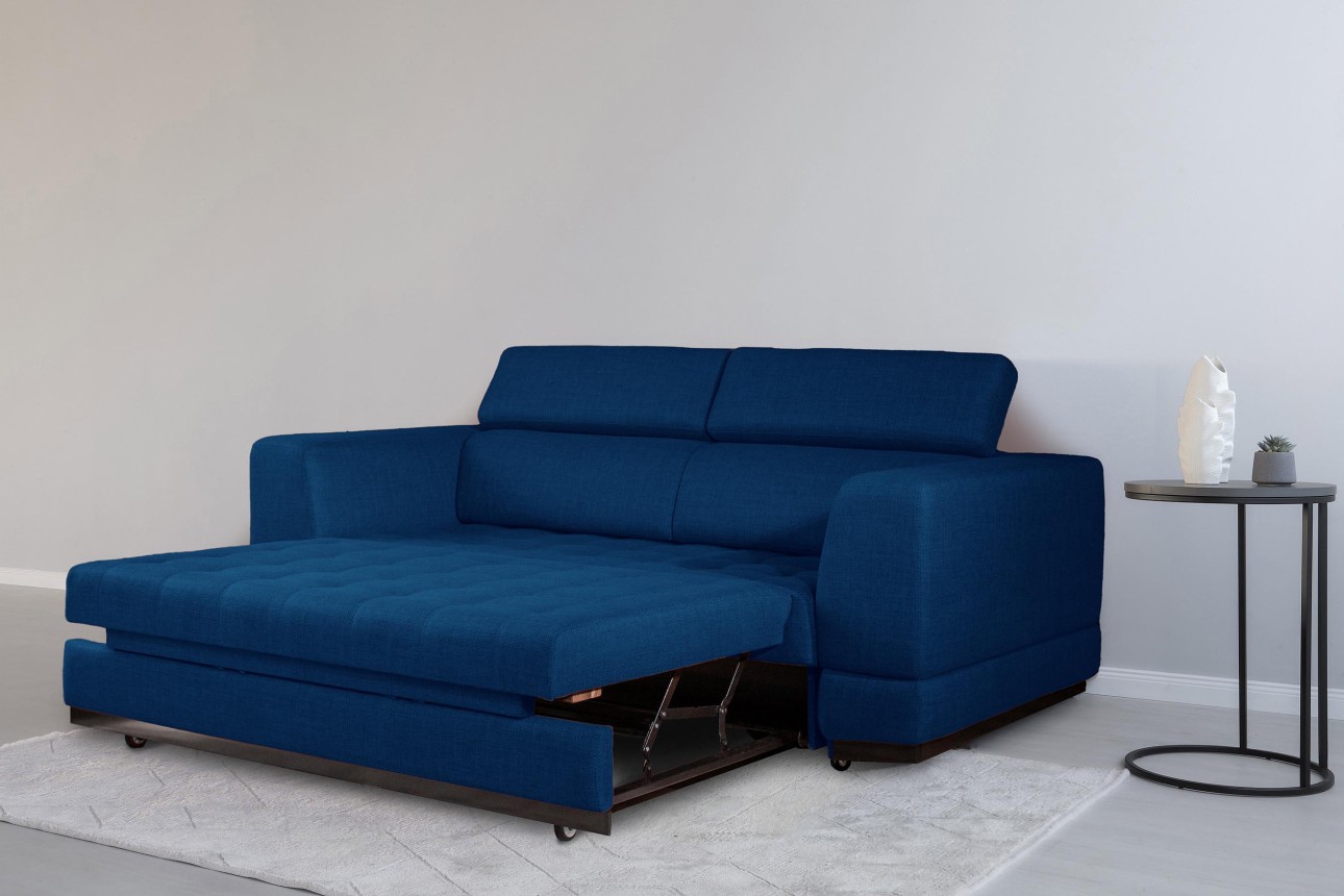 Canapea extensibilă BUTLER 1800, tetiere reglabile, 2360x1120x780 mm, spațiu de dormit 1780x1930 mm.