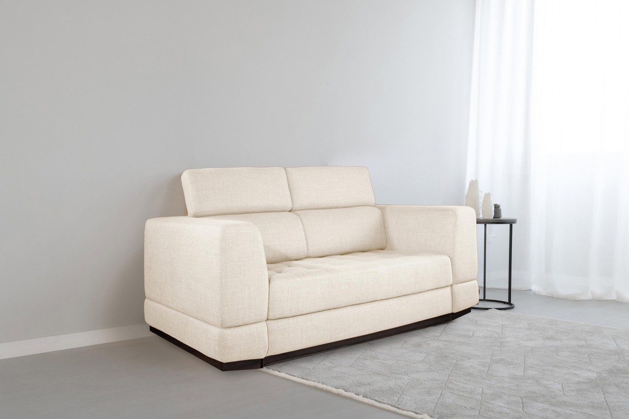 Canapea extensibilă BUTLER 1600, tetiere reglabile, 2170x1120x780 mm, spațiu de dormit 1580x1930 mm.