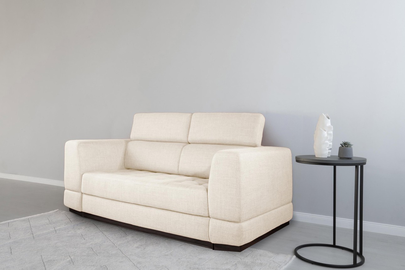 Canapea extensibilă BUTLER 1600, tetiere reglabile, 2170x1120x780 mm, spațiu de dormit 1580x1930 mm.
