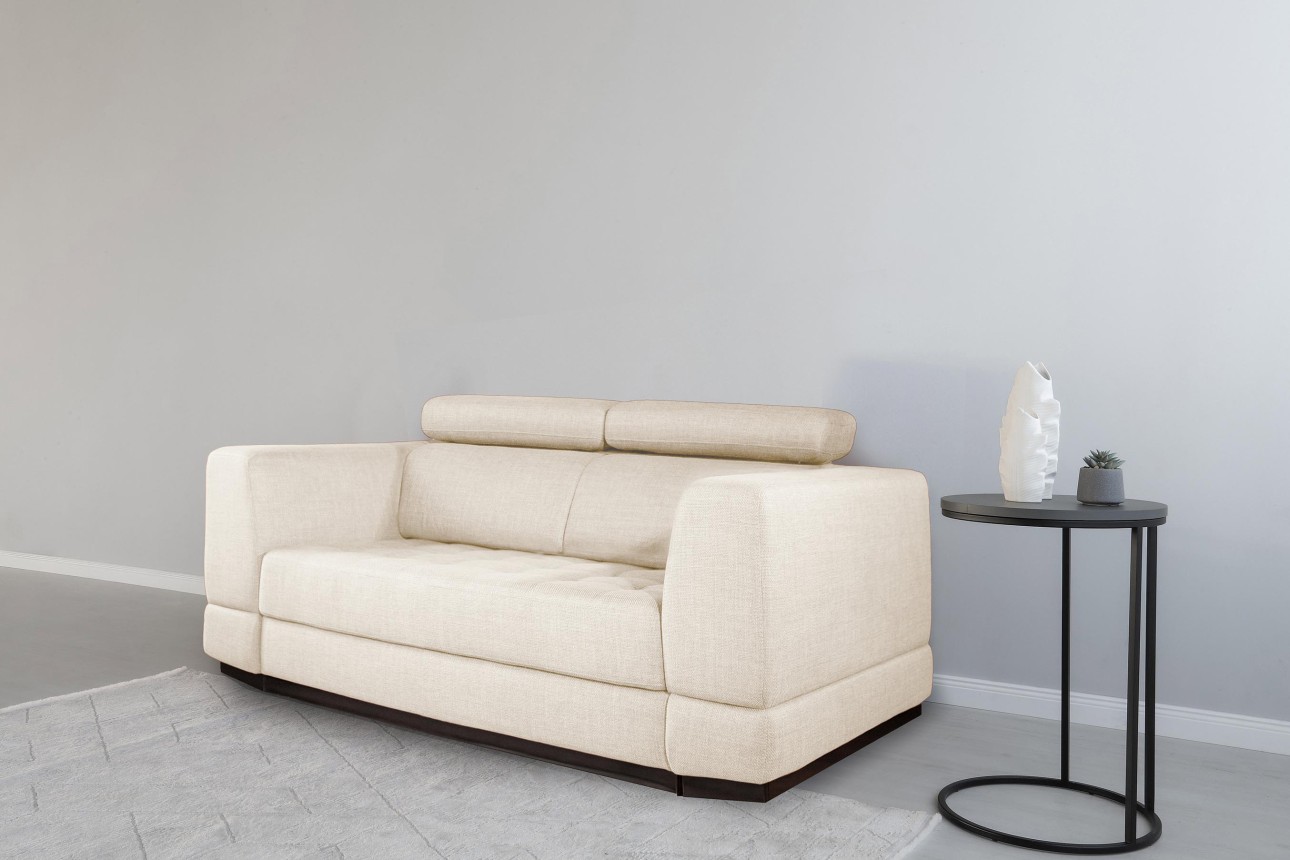 Canapea extensibilă BUTLER 1600, tetiere reglabile, 2170x1120x780 mm, spațiu de dormit 1580x1930 mm.