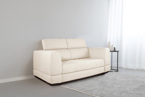 Canapea extensibilă BUTLER 1600, tetiere reglabile, 2170x1120x780 mm, spațiu de dormit 1580x1930 mm.