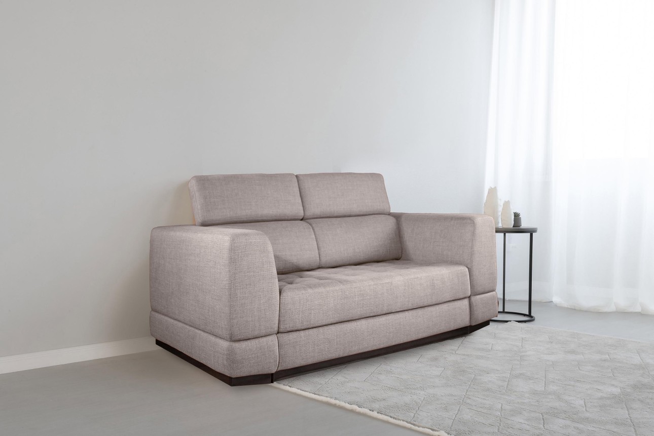 Canapea extensibilă BUTLER 1600, tetiere reglabile, 2170x1120x780 mm, spațiu de dormit 1580x1930 mm.