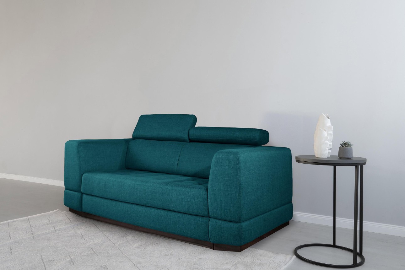 Canapea extensibilă BUTLER 1600, tetiere reglabile, 2170x1120x780 mm, spațiu de dormit 1580x1930 mm.