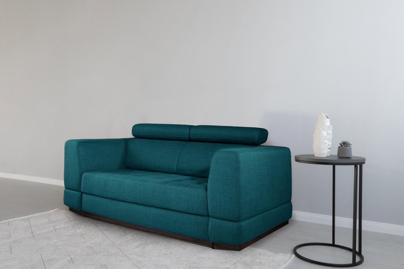 Canapea extensibilă BUTLER 1600, tetiere reglabile, 2170x1120x780 mm, spațiu de dormit 1580x1930 mm.