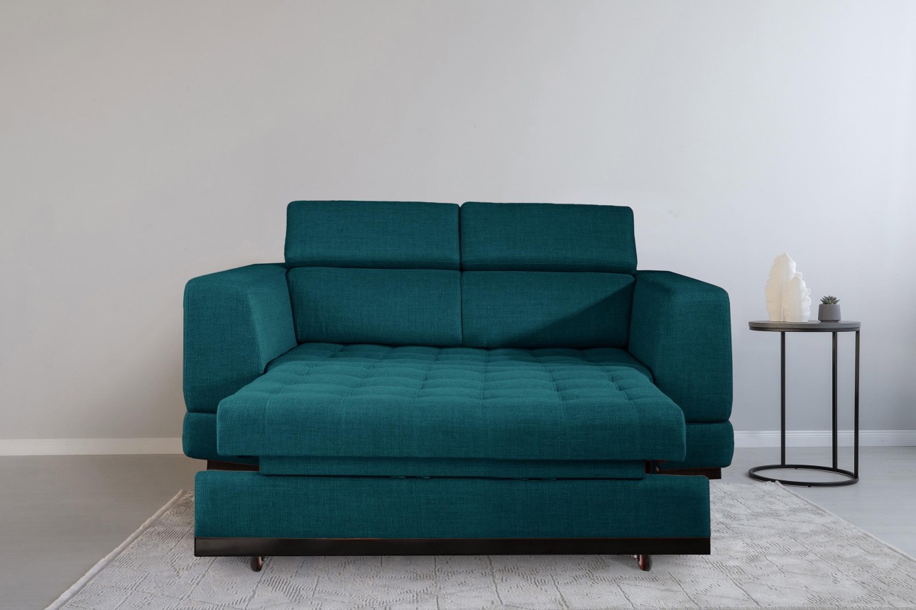 Canapea extensibilă BUTLER 1600, tetiere reglabile, 2170x1120x780 mm, spațiu de dormit 1580x1930 mm.