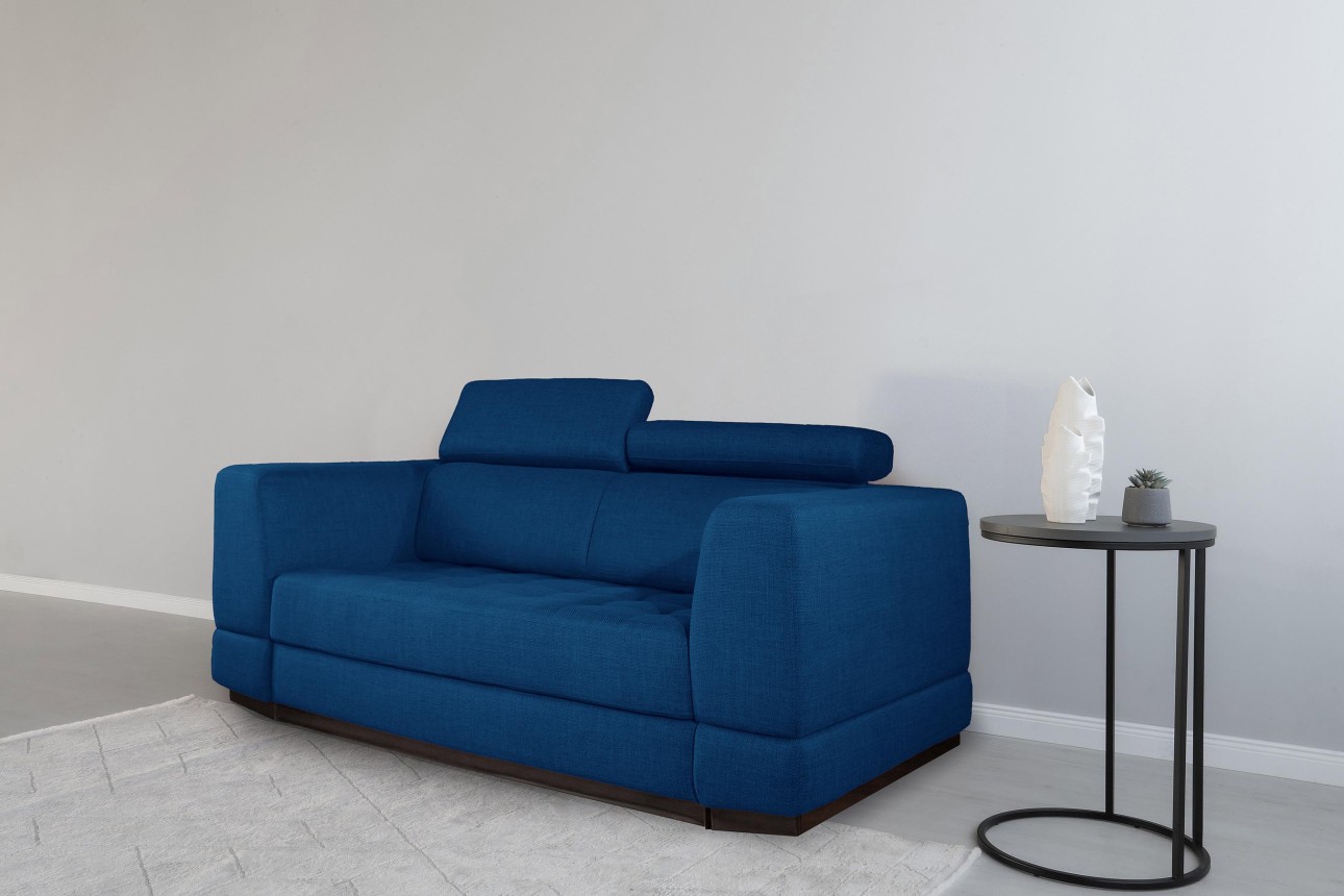 Canapea extensibilă BUTLER 1600, tetiere reglabile, 2170x1120x780 mm, spațiu de dormit 1580x1930 mm.