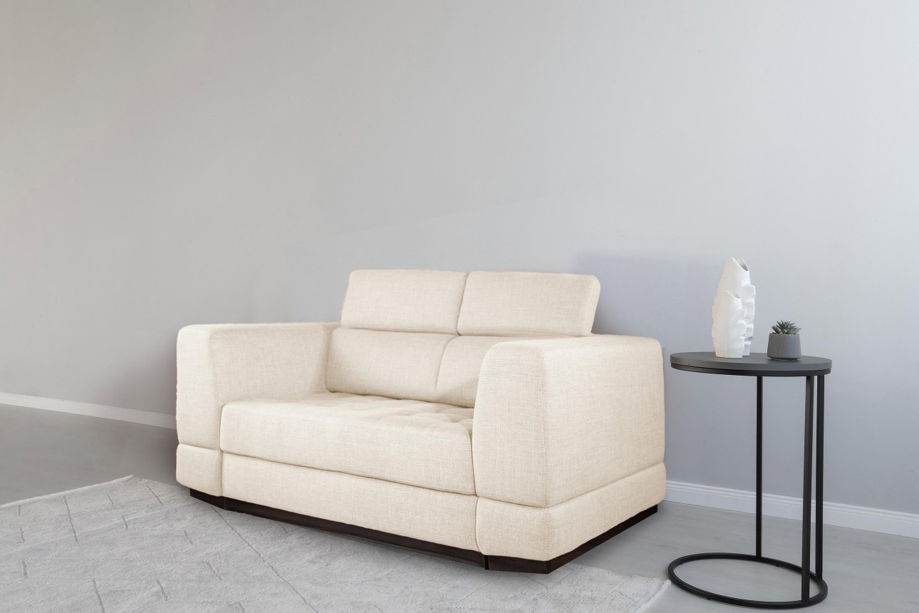 Canapea extensibilă BUTLER 1400, tetiere reglabile, 1960x1120x780 mm, spațiu de dormit 1380x1930 mm.
