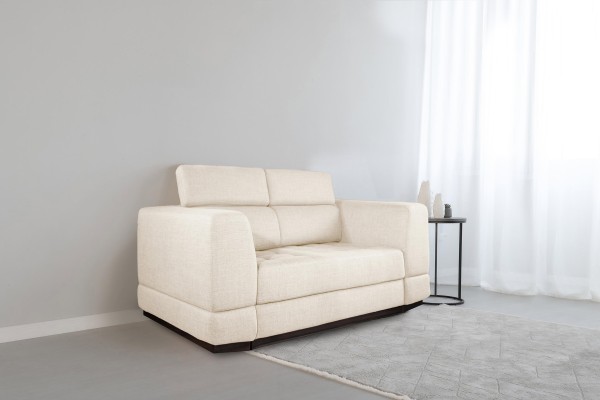 Canapea extensibilă BUTLER 1400, tetiere reglabile, 1960x1120x780 mm, spațiu de dormit 1380x1930 mm.