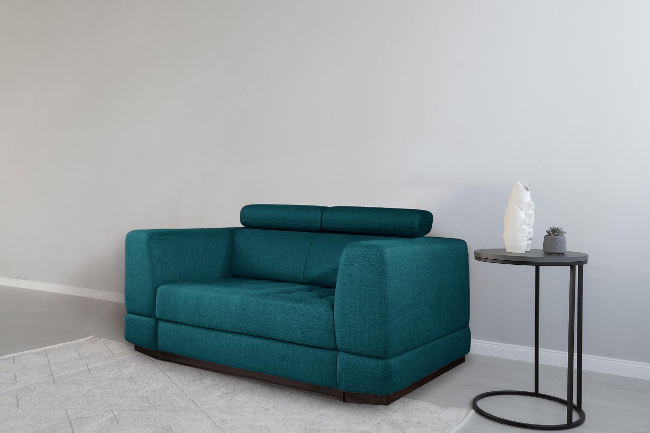 Canapea extensibilă BUTLER 1400, tetiere reglabile, 1960x1120x780 mm, spațiu de dormit 1380x1930 mm.